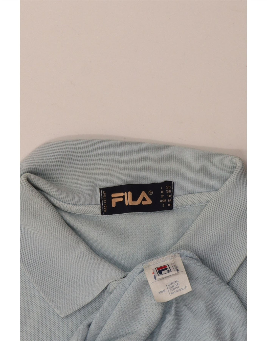 FILA muška polo majica IT 50 srednje plavi pamuk