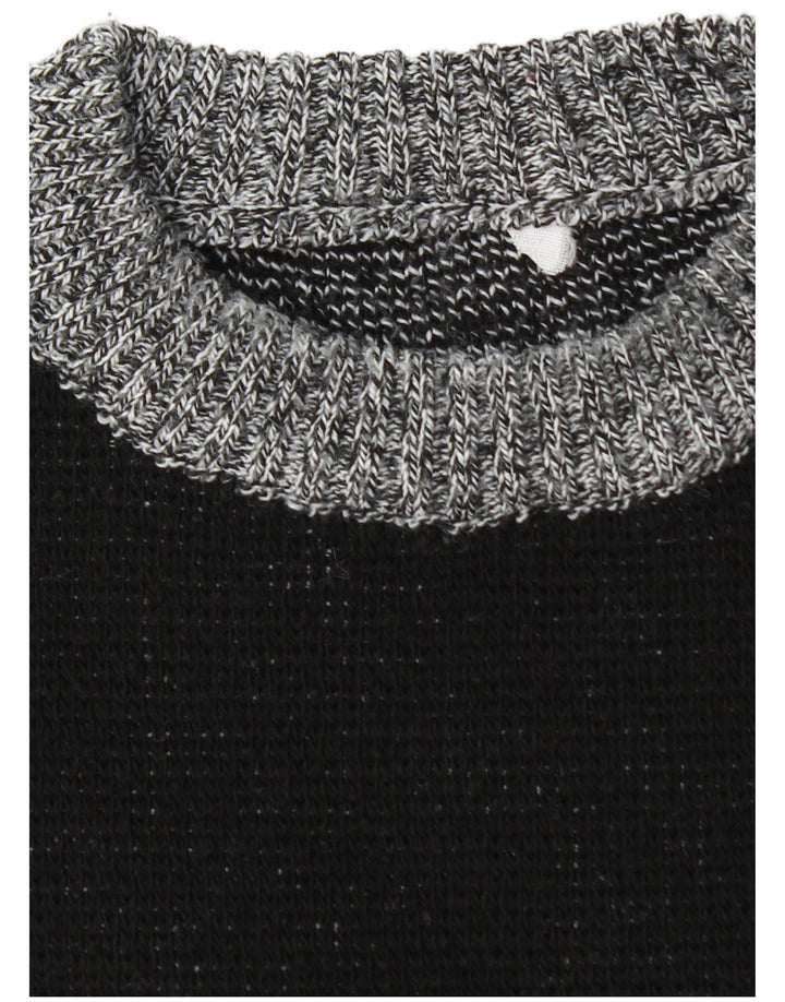 VINTAGE muški džemper s okruglim izrezom, velika siva boja