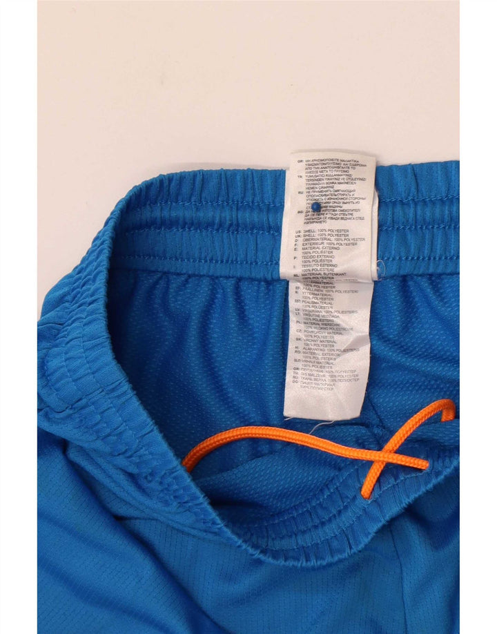 Adidas muške kratke sportske hlače s grafičkim motivima male plave poliesterske boje