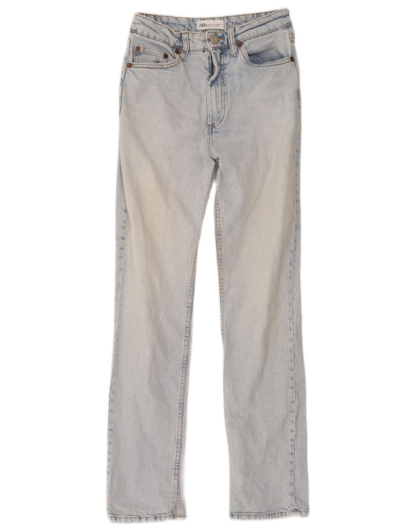Zara ženske ravne traperice EU 36 XS W26 L30 plave