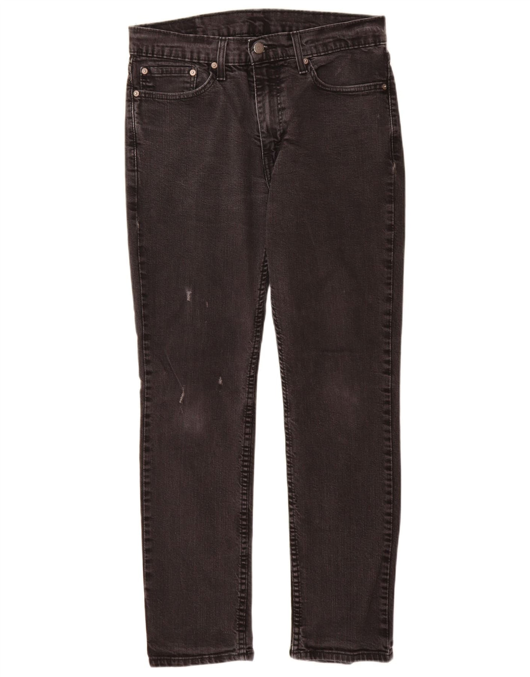 Levi's muške 511 uske traperice s oštećenjem W34 L32 crni pamuk