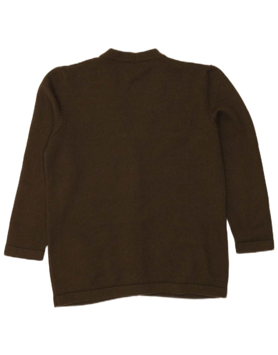 LUISA SPAGNOLI Ženski kardigan džemper UK 18 XL Kaki vuna