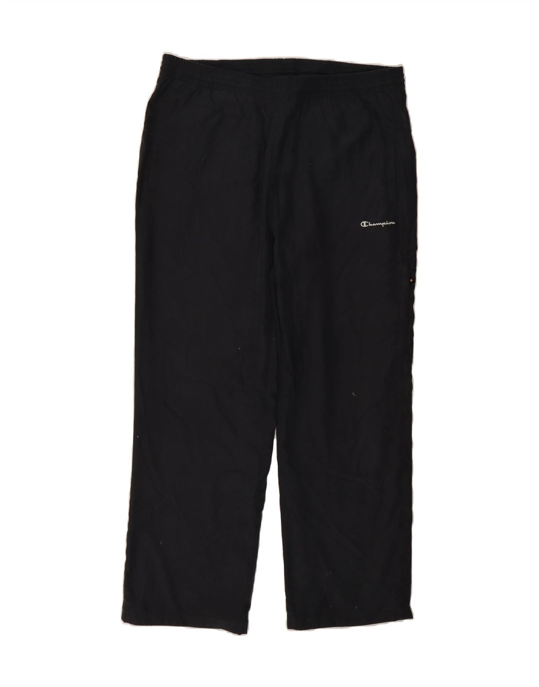 CHAMPION Mens Tracksuit Trousers Large  Black Polyester Vintage Champion and Second-Hand Champion from Messina Hembry 