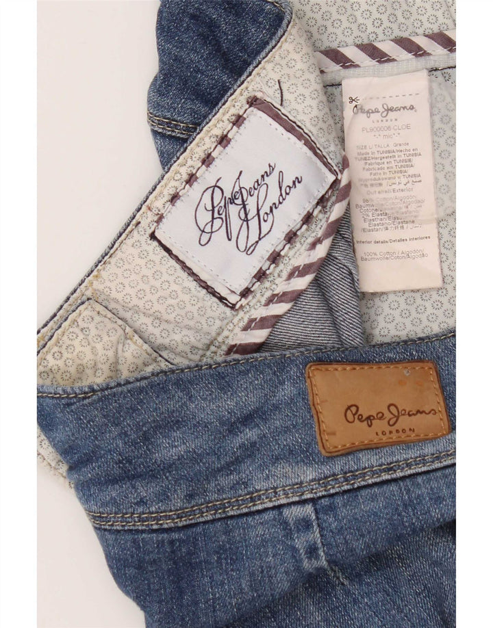 PEPE Jeans Ženska traper mini suknja velika W32 plavi pamuk