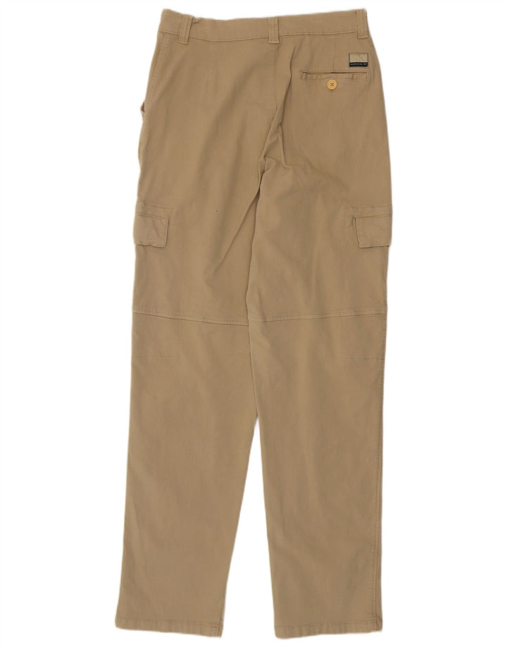 Superga muške ravne kargo hlače IT 48 srednje W30 L33 bež pamuk