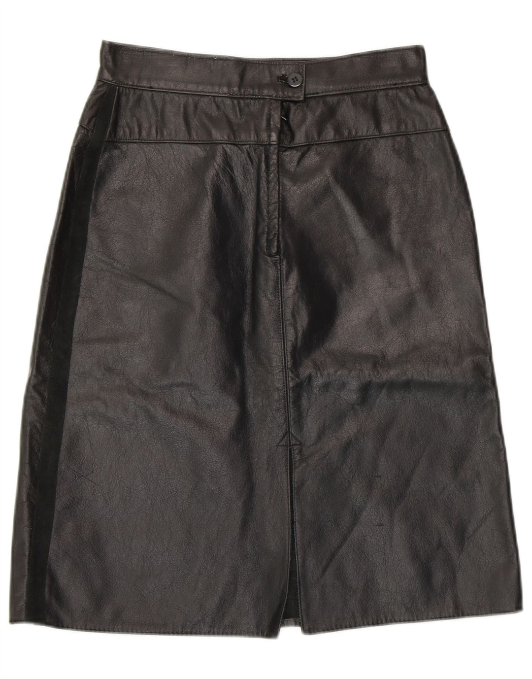 VINTAGE ženska kožna suknja W26 Mala crna