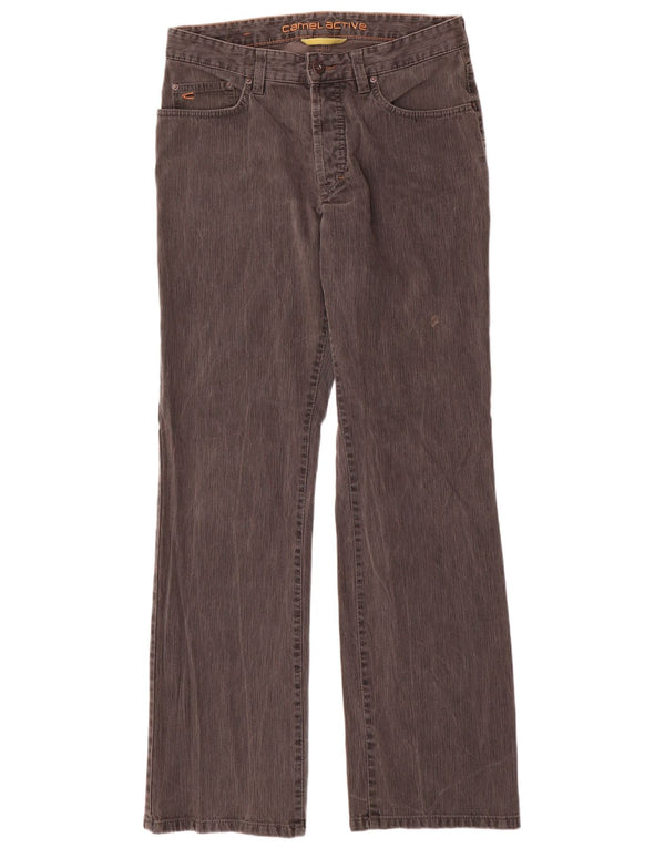 Camel Active muške ležerne hlače s bootcutom W34 L34 sivi pamuk
