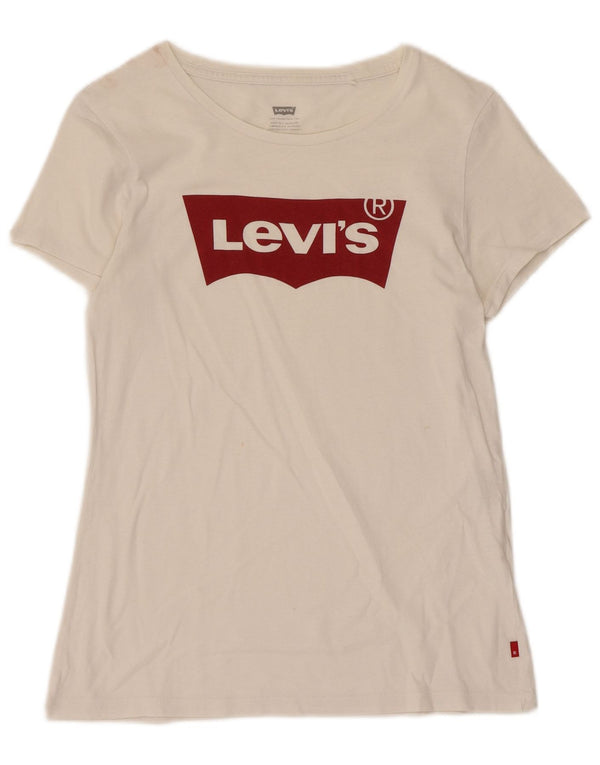 Levi's ženska majica kratkih rukava s grafičkim motivima UK 10 Small White