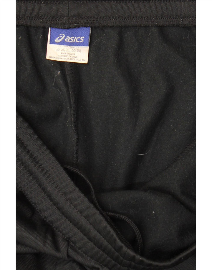 ASICS Mens Tracksuit Trousers 2XL Black Polyester Vintage Asics and Second-Hand Asics from Messina Hembry 