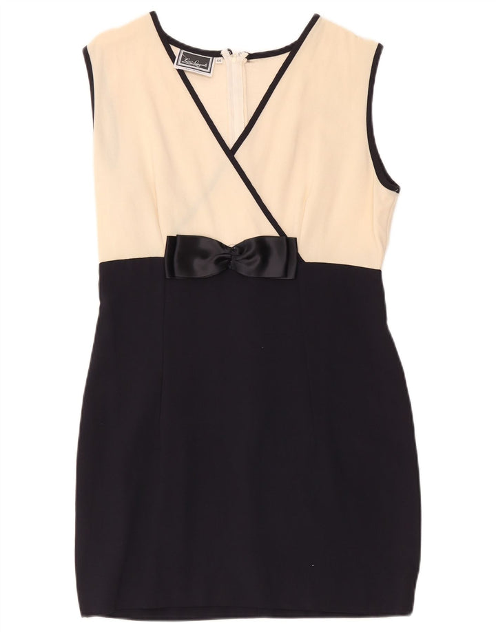 Luisa Spagnoli ženska plašt haljina bez rukava IT 44 srednje crna
