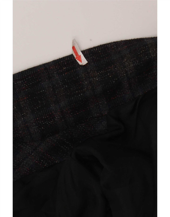 Vintage muški sako sa 2 gumba UK 42 XL tamnoplavi karirani