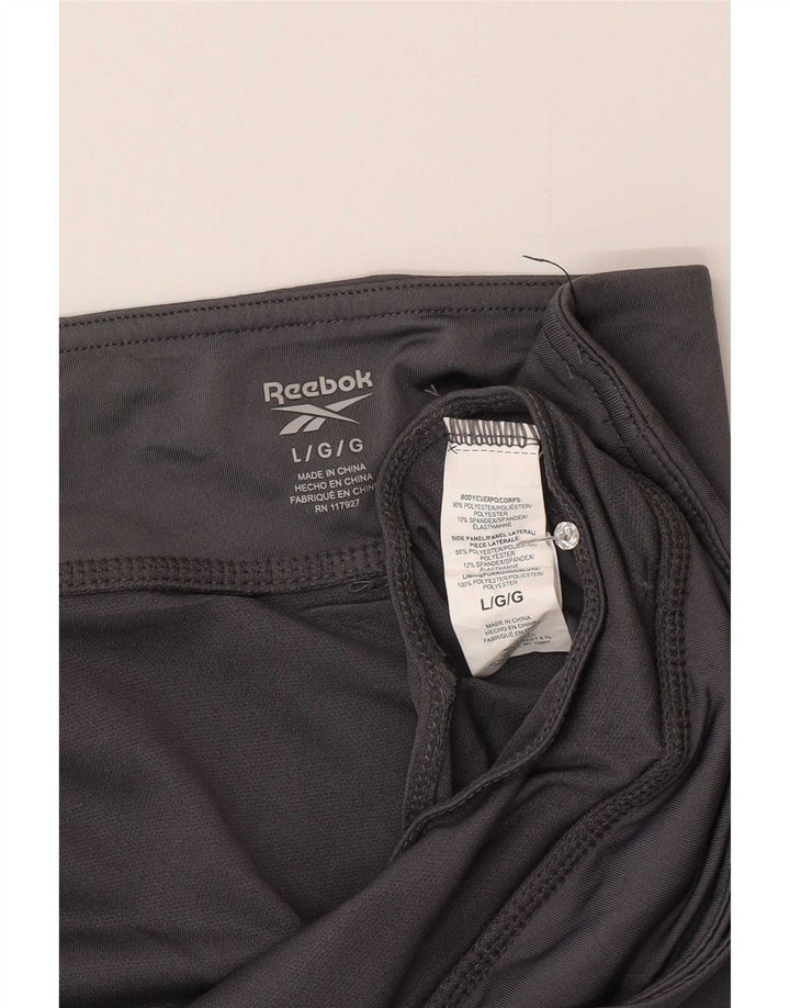 Reebok ženske sportske kratke hlače UK 16 veliki sivi poliester