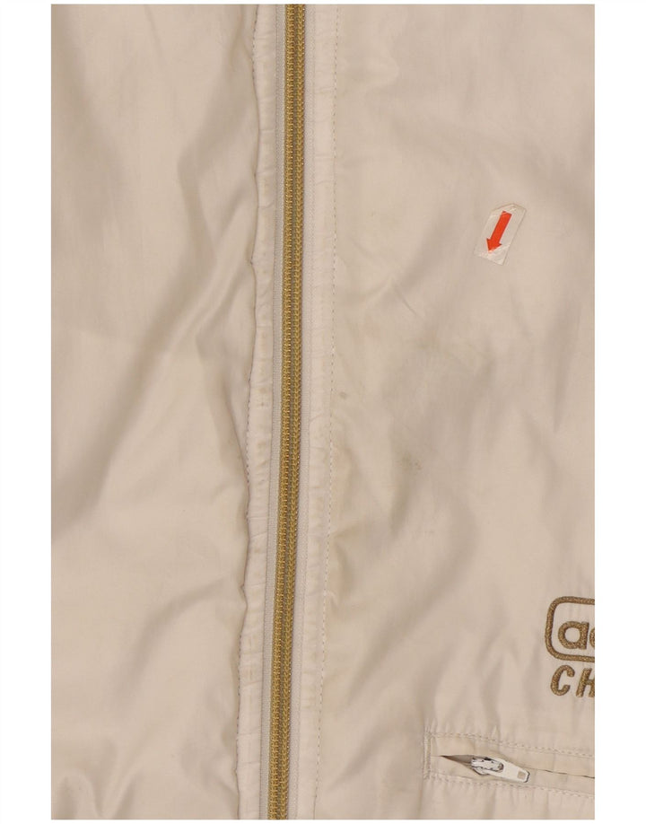 Adidas muška bomber jakna s kapuljačom UK 40 velika bijela