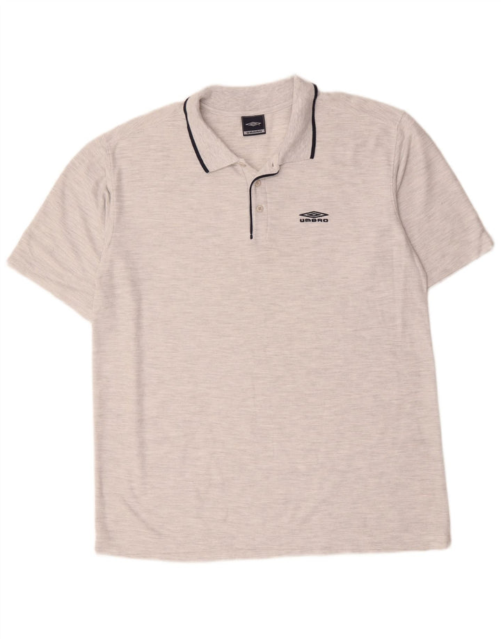 Umbro muška polo majica XL pamuk na sive pruge