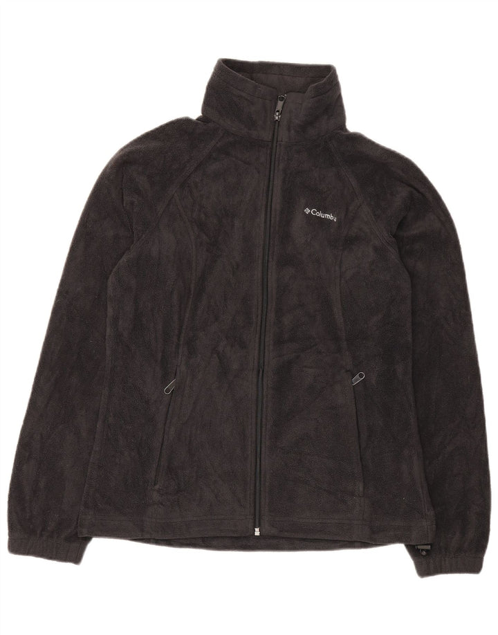 COLUMBIA Ženska jakna od flisa UK 14 Srednji crni poliester