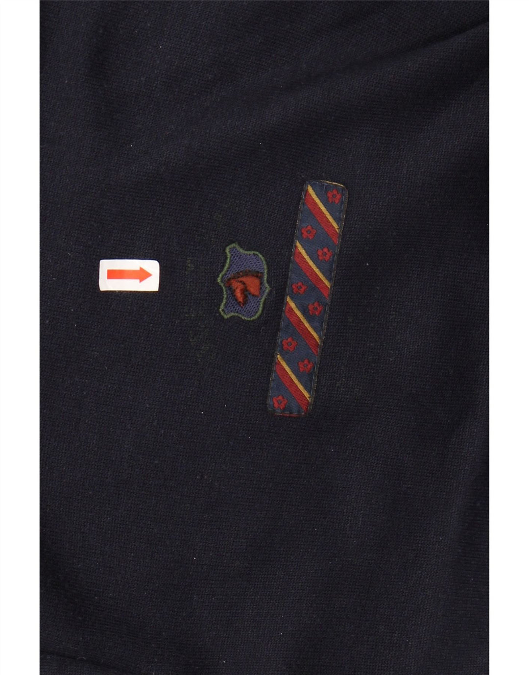 GREAT BAY Muški džemper s dugmadima i ovratnikom Veliki tamnoplavi pamuk