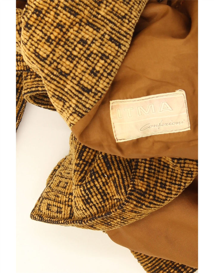 Vintage muška vojna jakna UK 38 srednje bež geometrijske boje