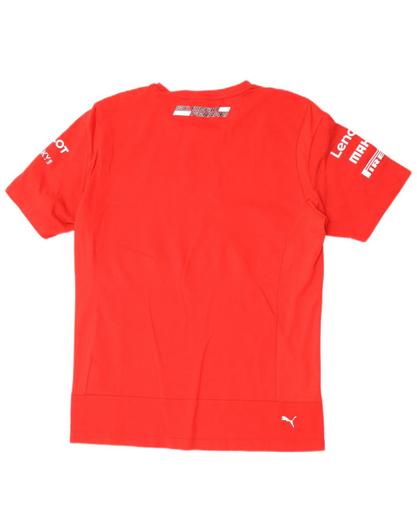 Puma ženska majica kratkih rukava Ferrari Graphic UK 16 Large Red Cotton