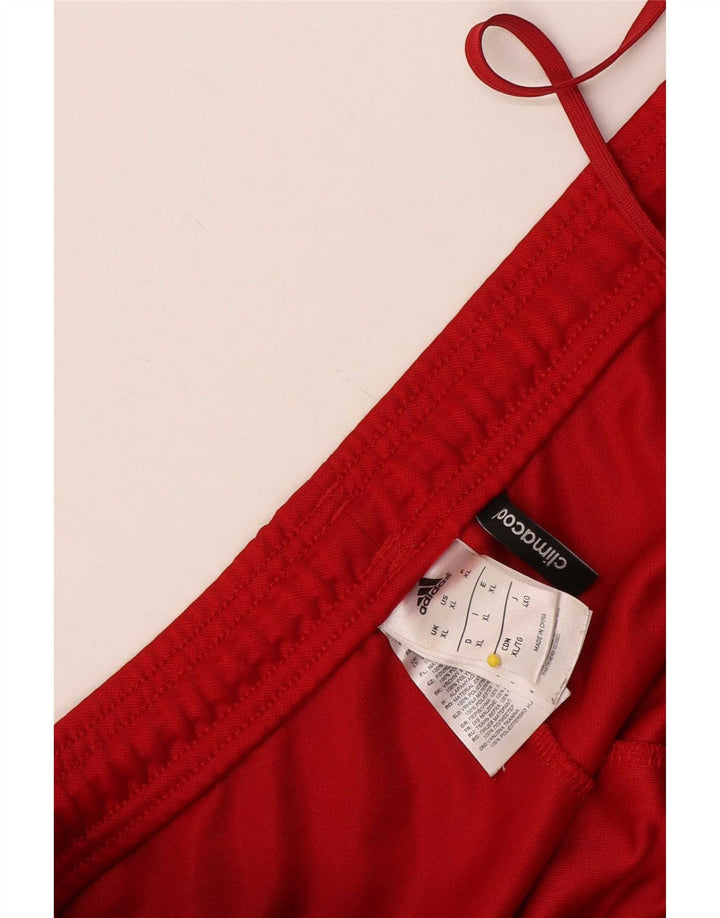 Adidas muške Climacool hlače za trenirku XL Red Colourblock poliester