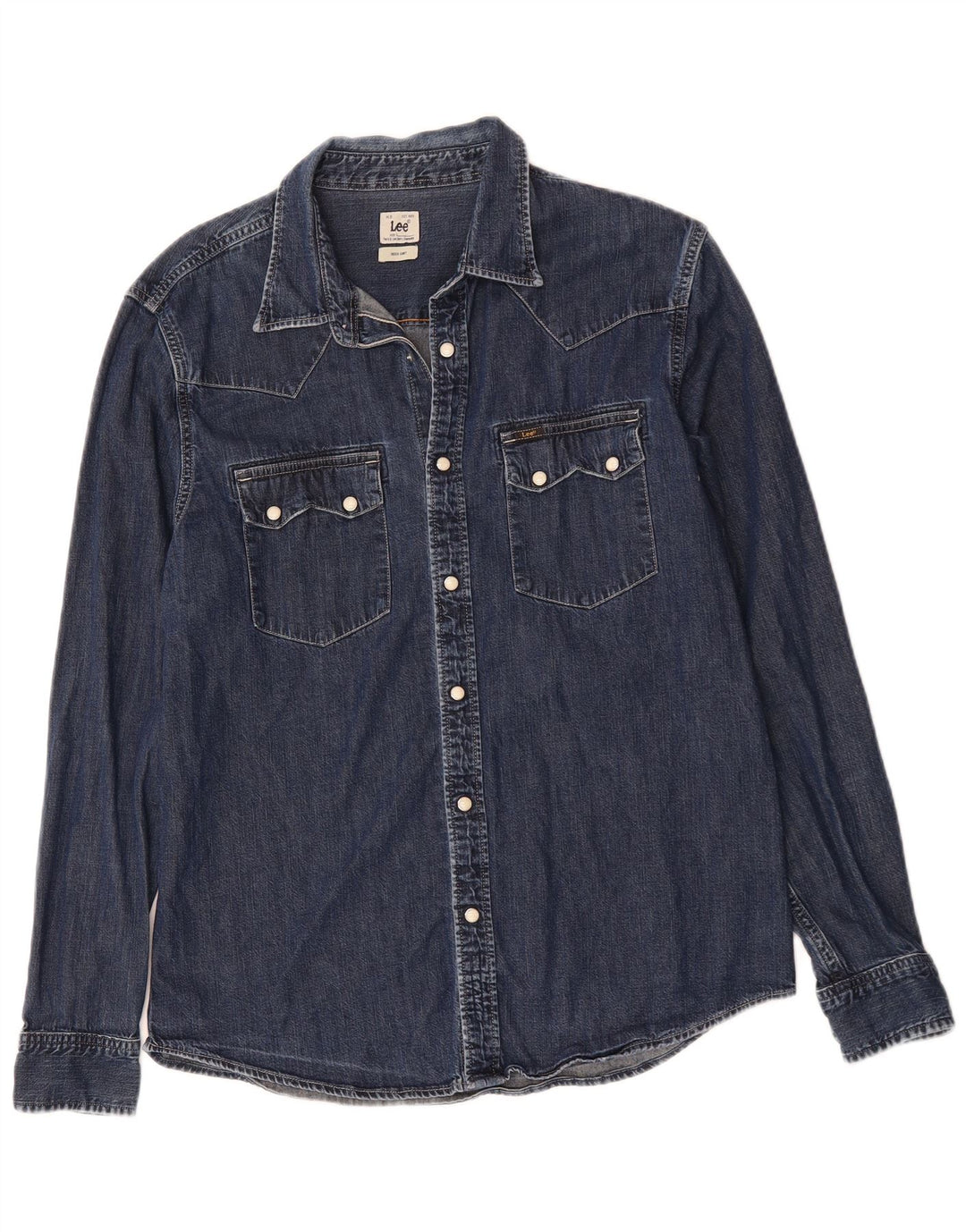 LEE muška traper košulja velika tamnoplava pamuk
