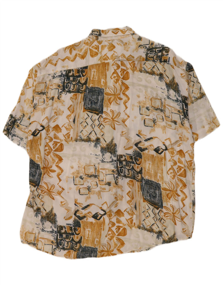 Canda muška košulja kratkih rukava velika raznobojna patchwork viskoza