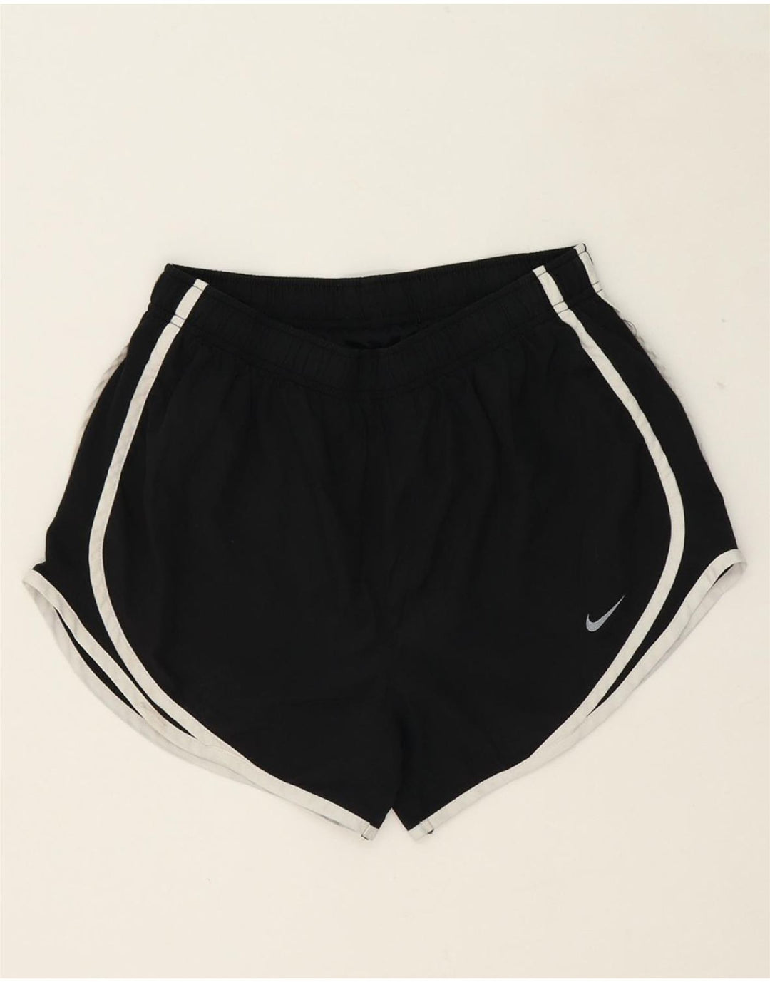 NIKE Womens Dri Fit Sport Shorts UK 14 Medium  Black Polyester Vintage Nike and Second-Hand Nike from Messina Hembry 