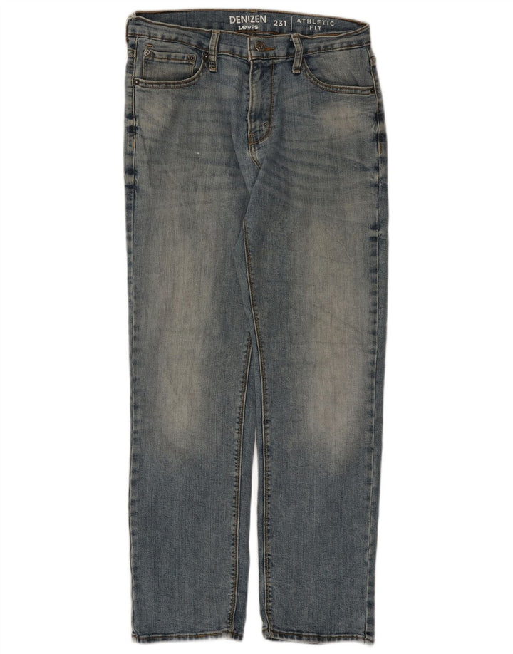 Levi's muške ravne traperice Denizen W30 L30 plavi pamuk