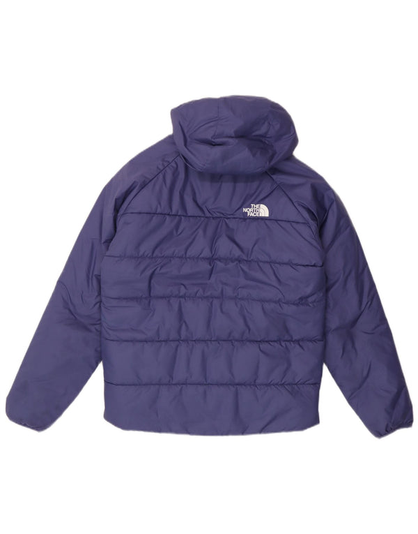 The North Face Boys dvostruka podstavljena jakna s kapuljačom 14-15 godina XL plava