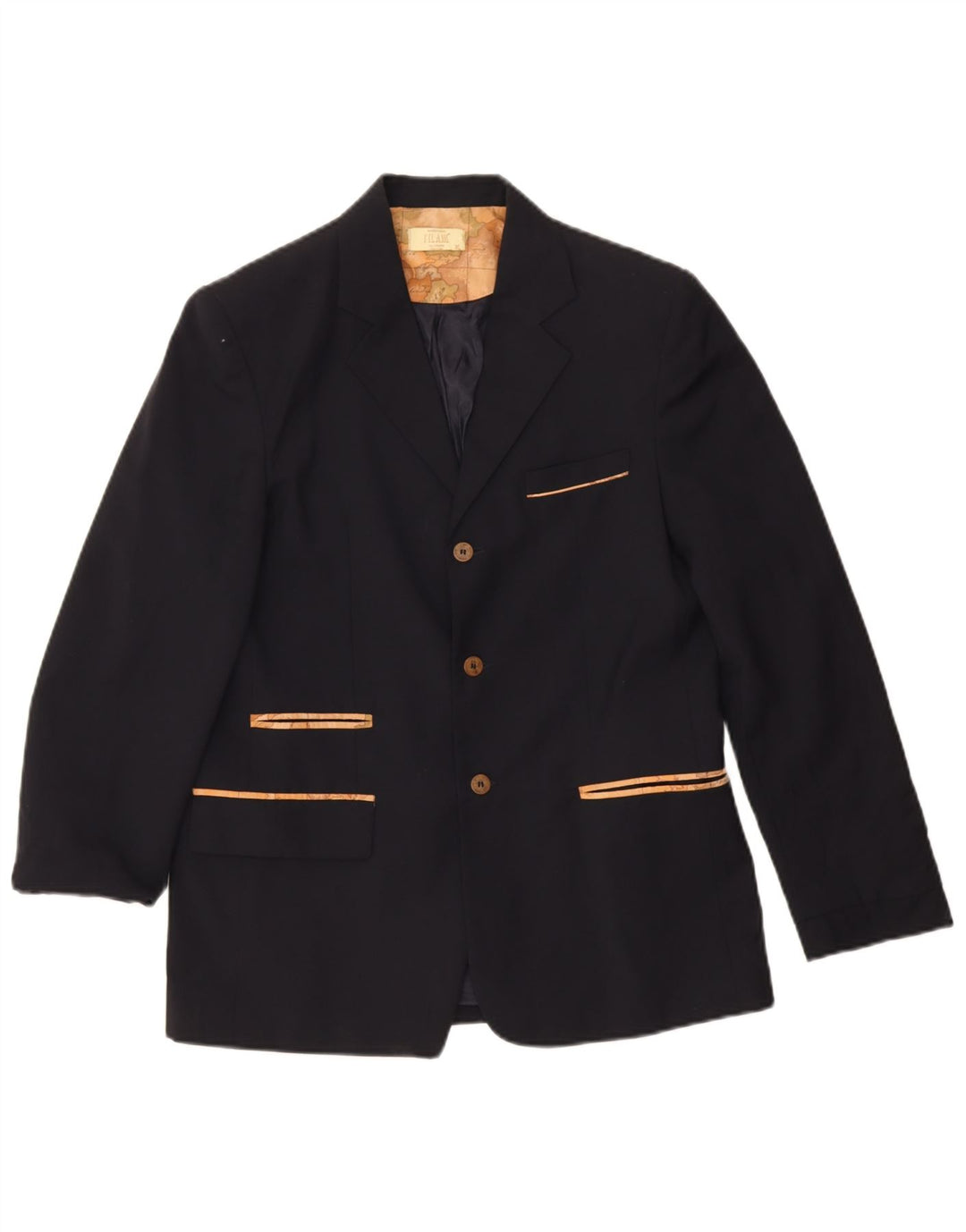 ALVIERO MARTINI Jakna sa 3 gumba za dječake 13-14 godina XL tamnoplava