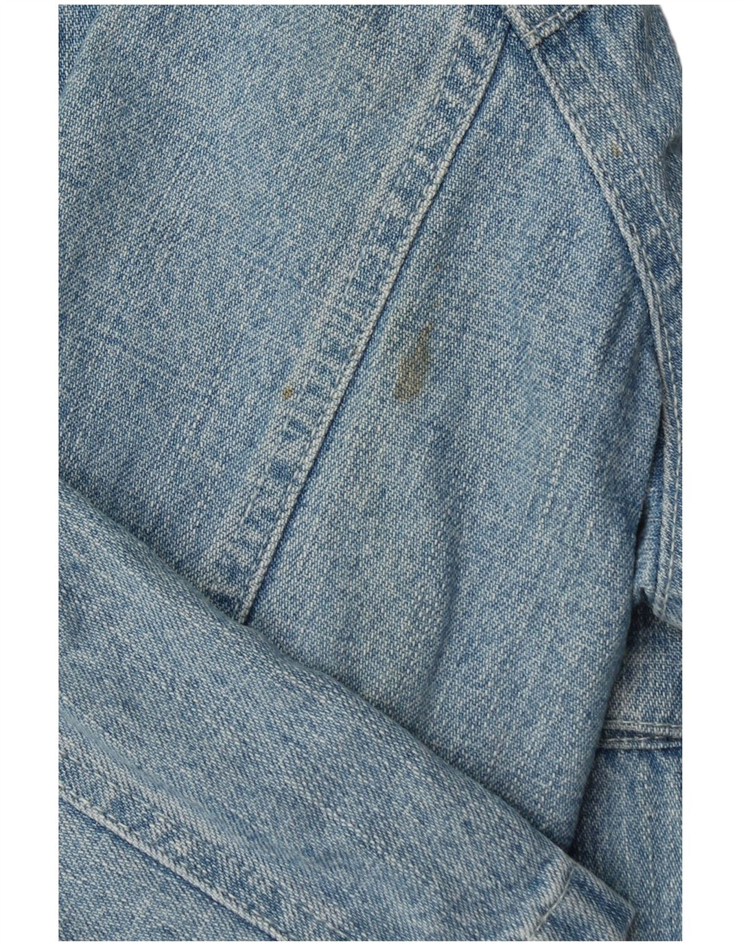 VINTAGE Boys Denim Jacket 13-14 Years Blue Cotton