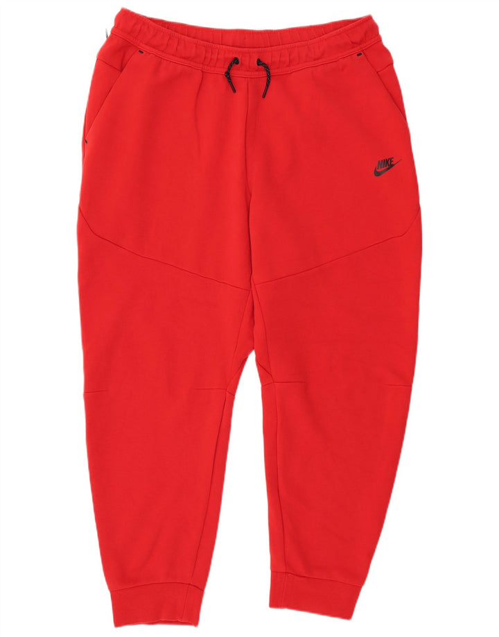 Nike muške trenirke hlače joggers 2XL crveni pamuk