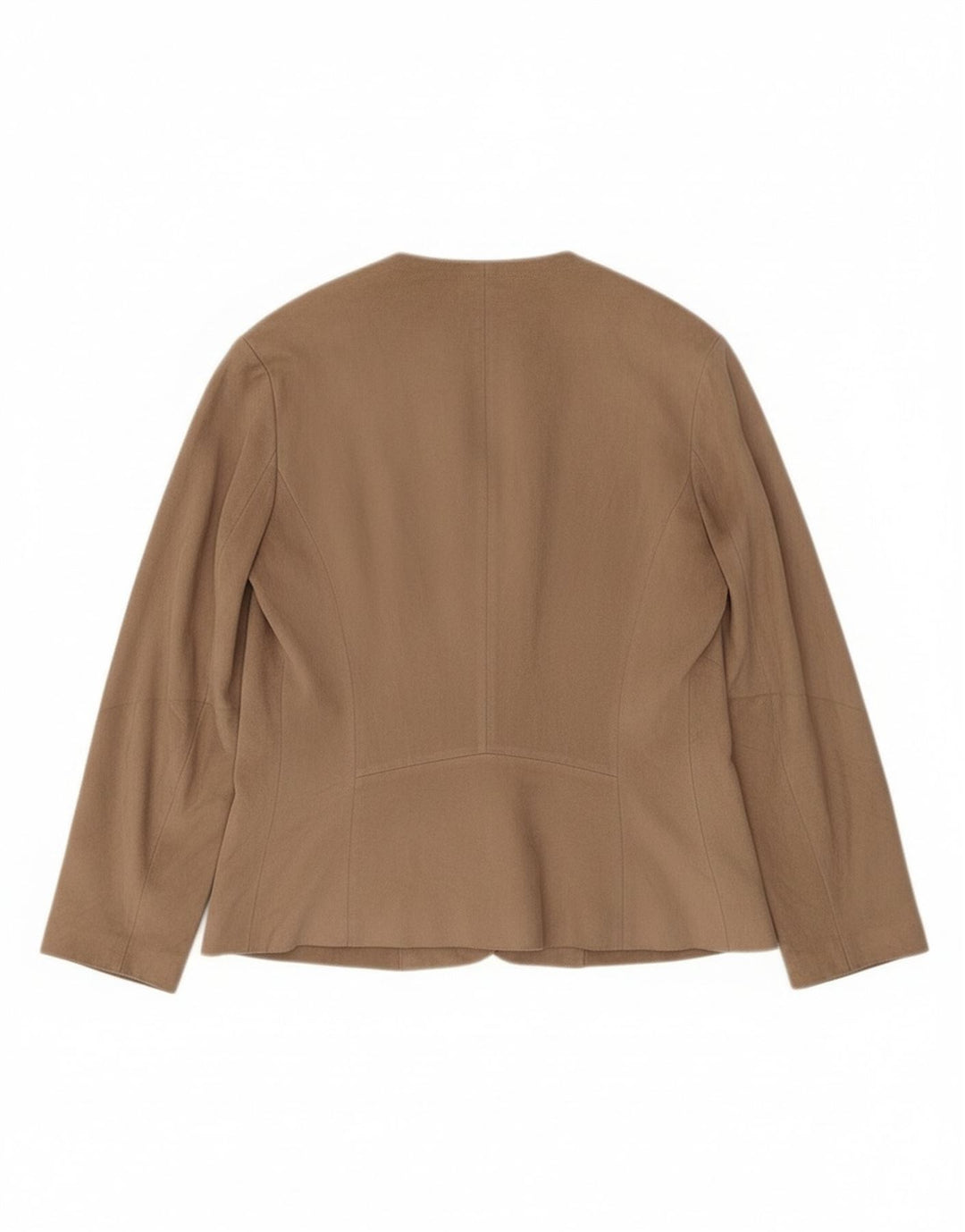 Zara ženski gornji dio kardigana s 3/4 rukava UK 14 srednje bež poliester