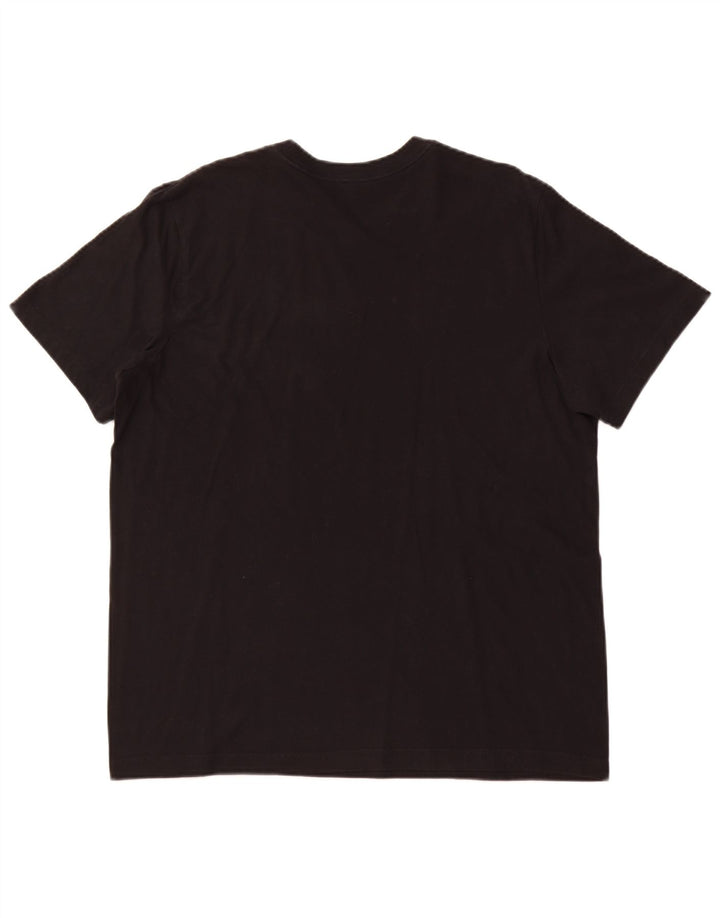 NIKE Muška velika crna majica s grafičkim motivima