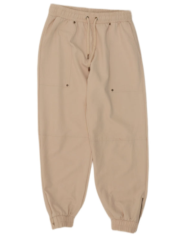 Ženska trenirka Zara Joggers UK 12 srednje bijele boje
