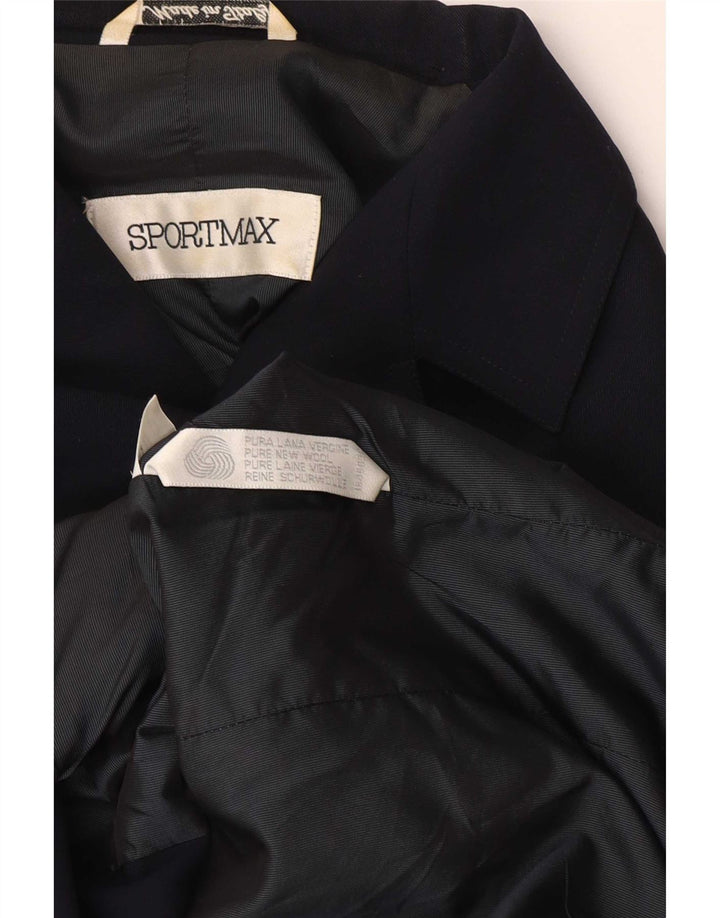 Sportmax ženski sako jakna UK 12 Srednje tamnoplava vuna