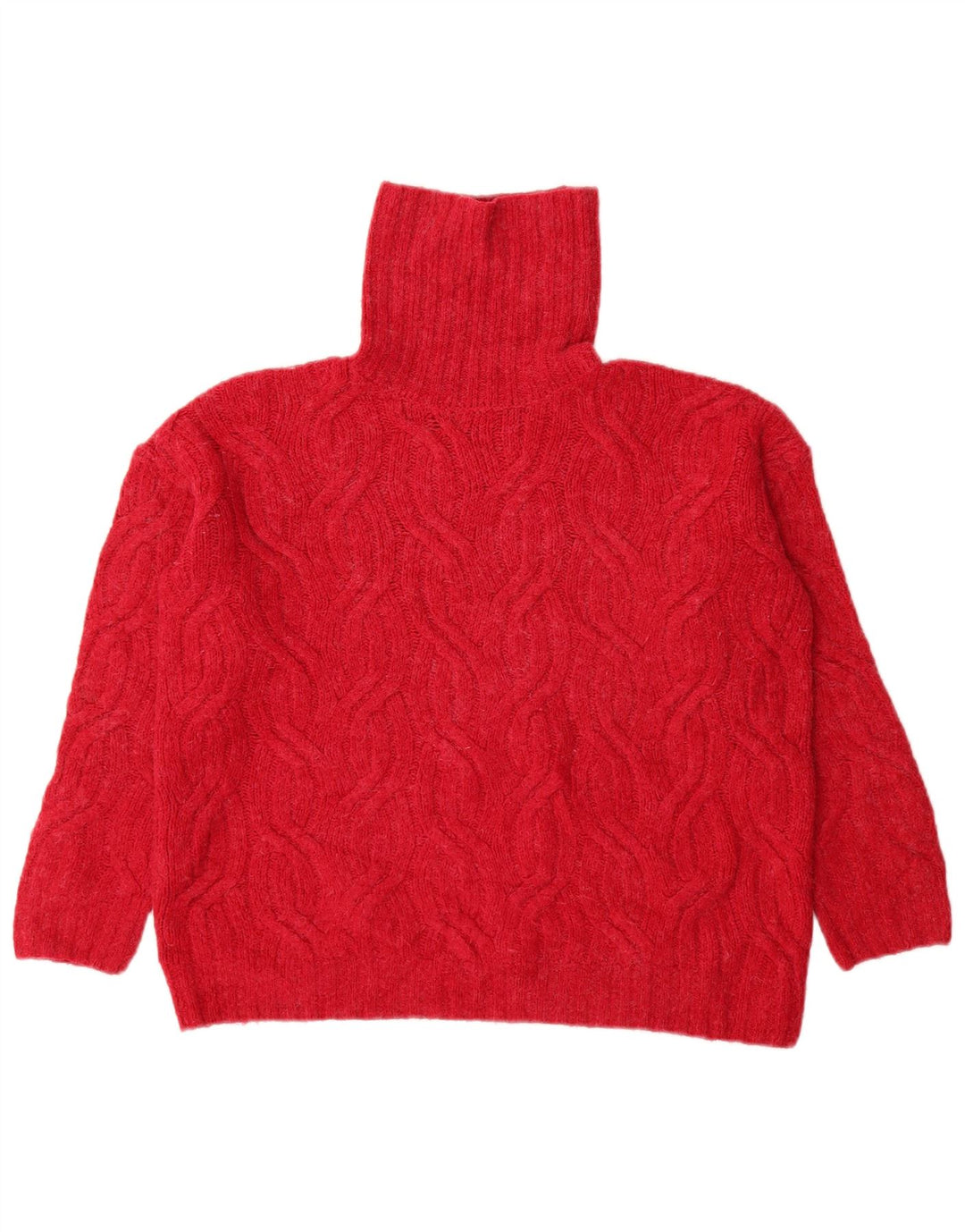 Marks & Spencer ženski pulover s velikim ovratnikom UK 10 Small Pink