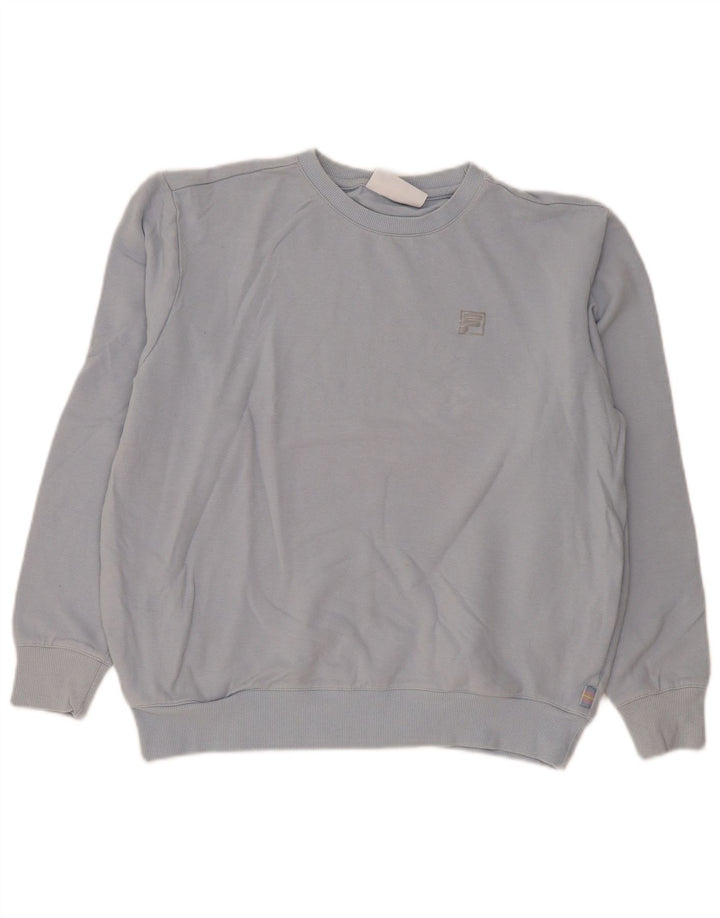 Fila Ženska majica s kratkim rukavima UK 16 Large Blue Cotton