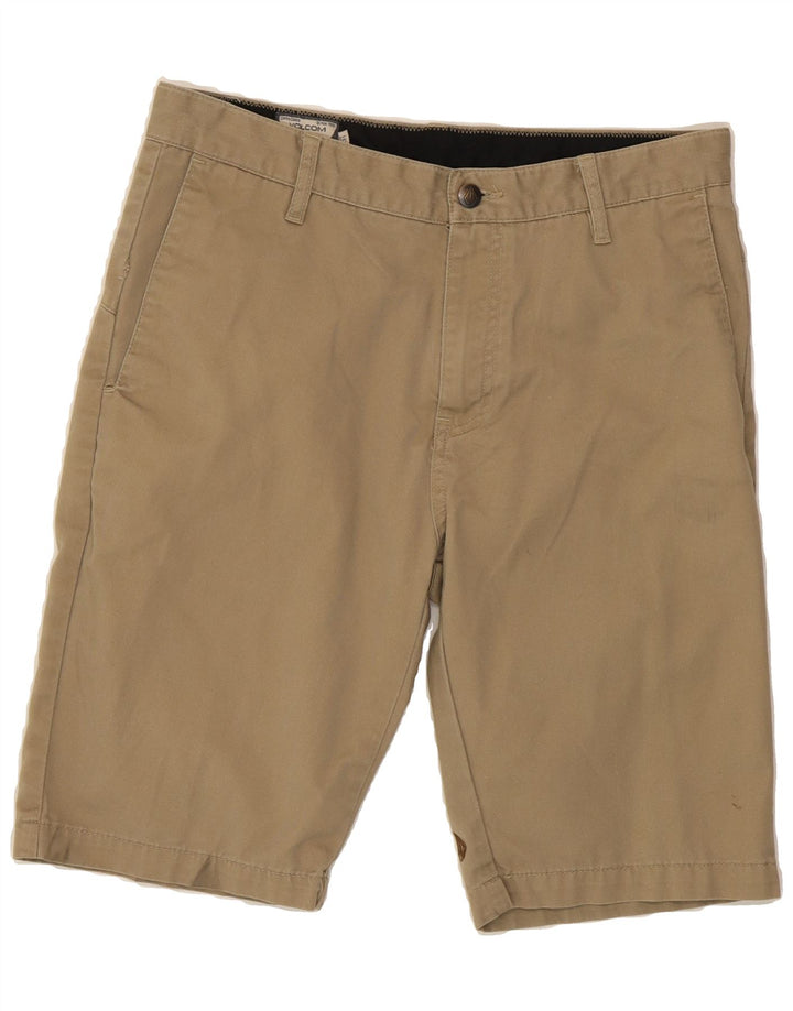 VOLCOM Mens Chino Shorts W31 Medium  Beige Cotton Vintage Volcom and Second-Hand Volcom from Messina Hembry 