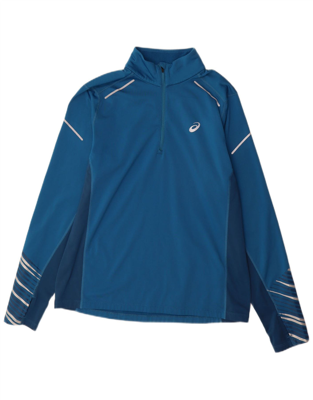 Asics Muški pulover Trenirka Top Large Blue Colourblock Poliester Sports