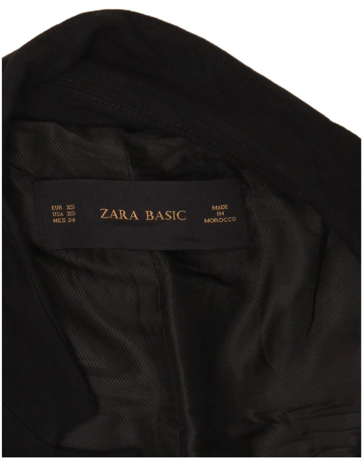 Zara ženska otvorena prevelika jakna UK 6 XS crna