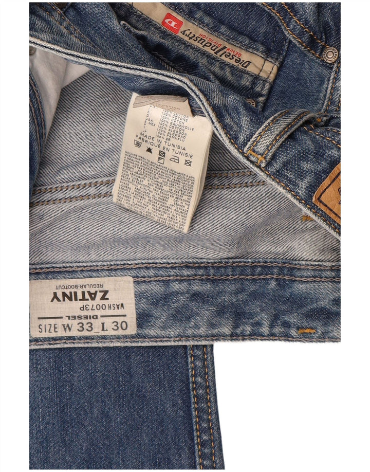 Diesel ženske traperice Zatiny Regular Bootcut W33 L30 plavi pamuk
