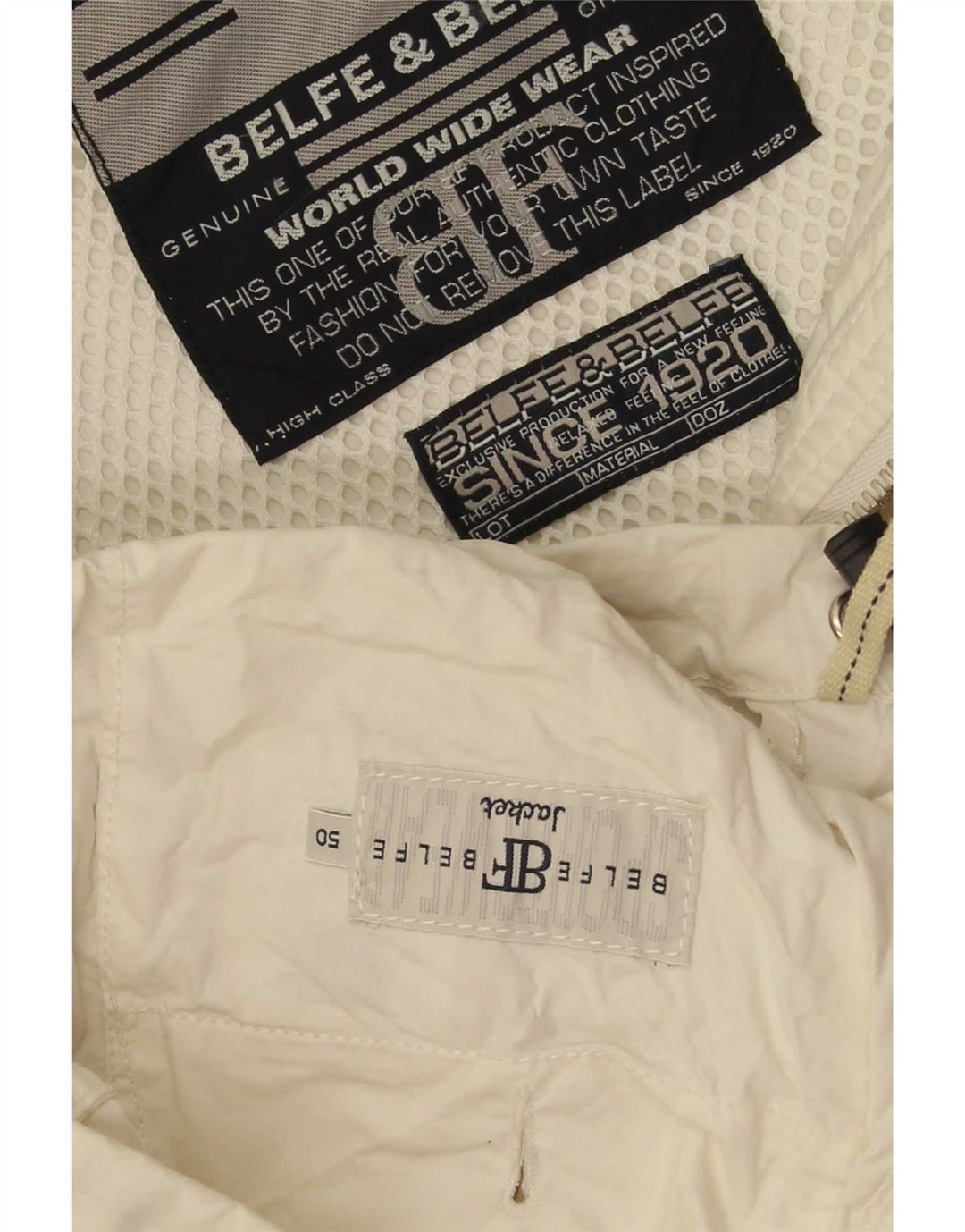 Belfe & Muška kišna jakna IT 50 Large White