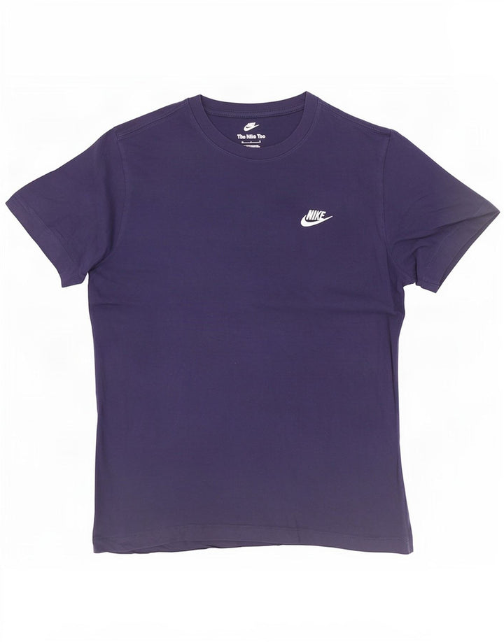 Nike muška majica kratkih rukava srednje tamnoplavi pamuk