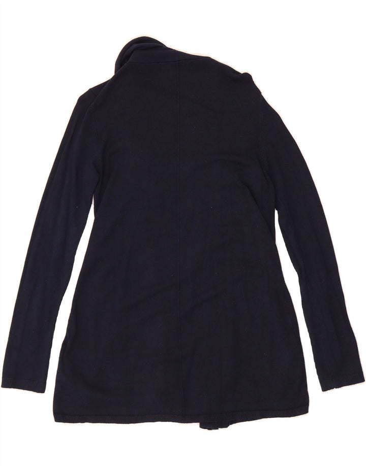 ZARA Womens Open Cardigan Sweater UK 12 Medium Navy Blue Viscose Vintage Zara and Second-Hand Zara from Messina Hembry 