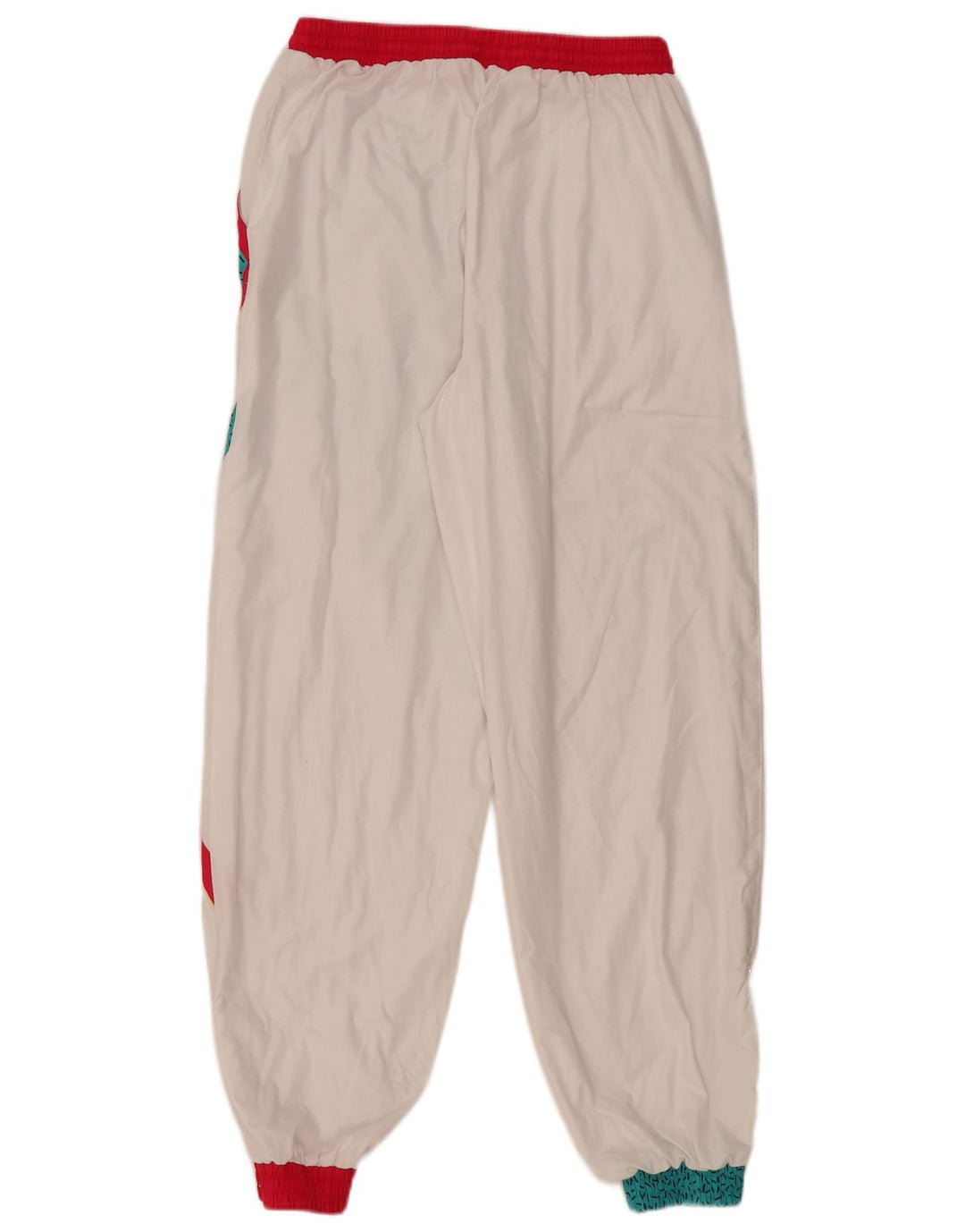 VINTAGE Ženska trenirka Hlače Joggers UK 14 srednje bijele boje