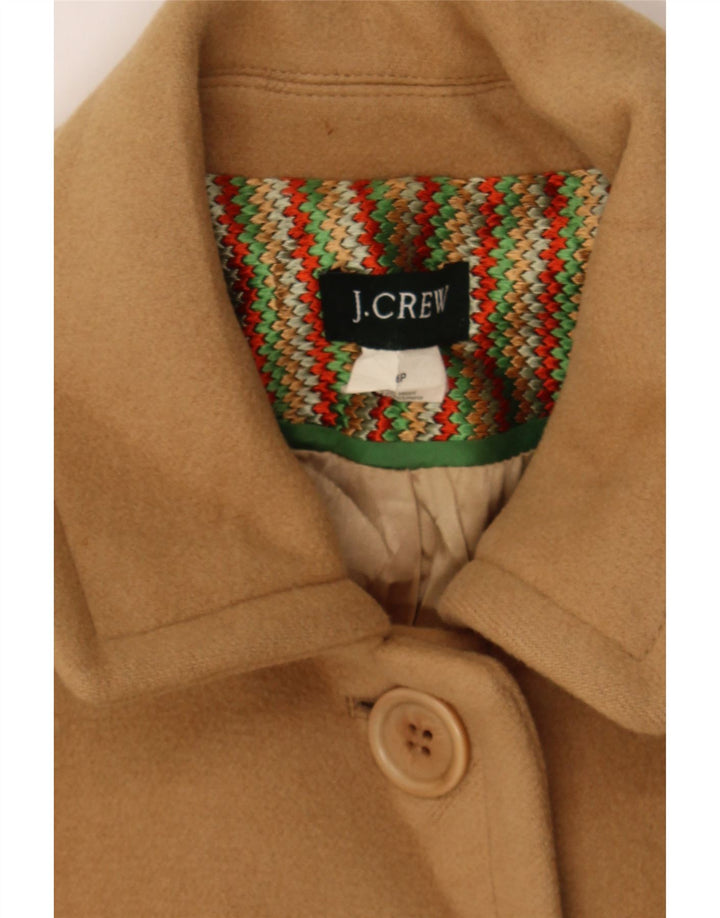J. CREW Womens Overcoat US 6 Medium Brown Wool Vintage J. Crew and Second-Hand J. Crew from Messina Hembry 
