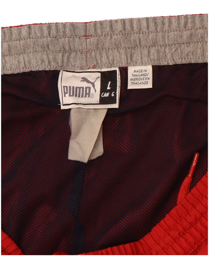 Puma muške trenirke velike crvene
