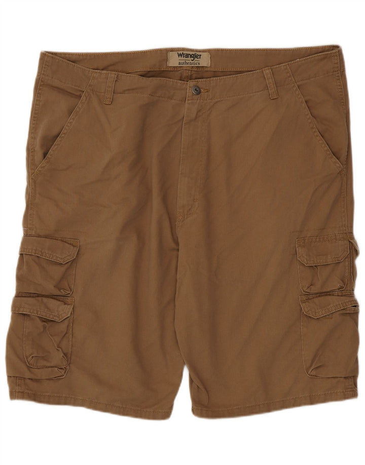 Wrangler muške kargo kratke hlače W42 2XL smeđi pamuk