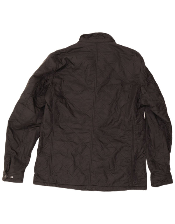 Barbour muška prošivena jakna UK 42 XL crni poliamid
