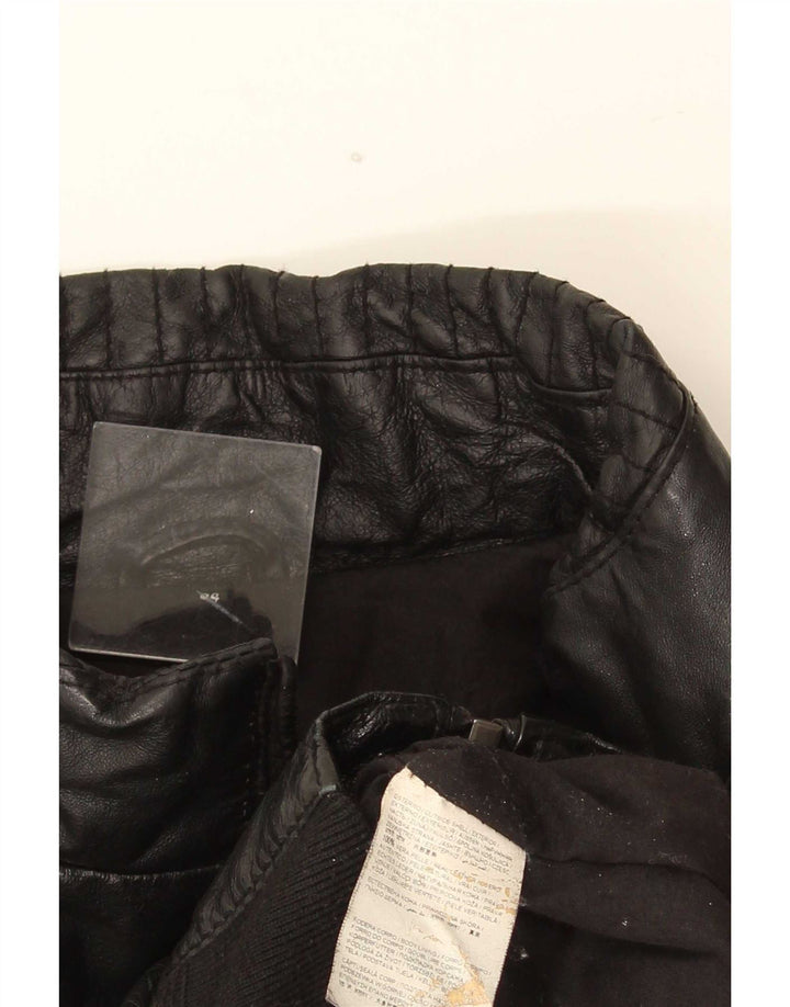 Vintage muška kožna jakna IT 54 2XL crna